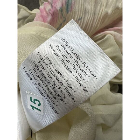 NWT GANNI MINI DRESS PLEATED GEORGETTE AFTERGLOW SZ 36 US 4 - Picture 9 of 11